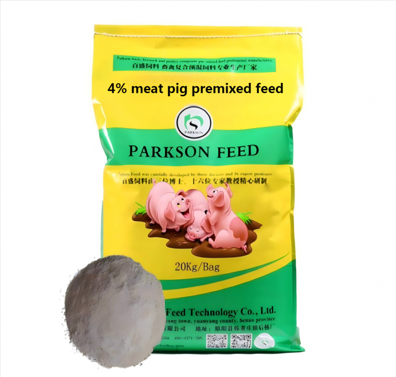 Yavru domuz yetiştiriciliği için %4 premiksli beslenme.
